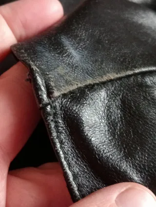 Gilet in vera pelle - Vintage