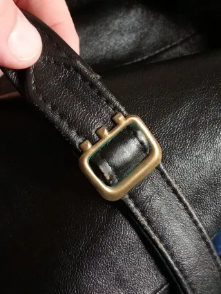 Gilet in vera pelle - Vintage