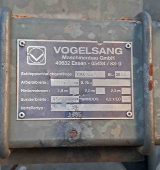 Cuba de purin Vogelsang 25.000 Litros.