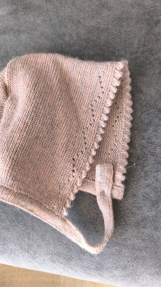 Vestido y gorrito bebé niña 24 meses