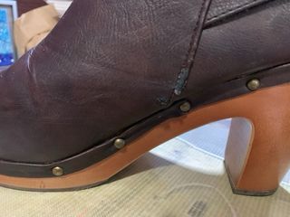 Botas símil piel marrones talla 40