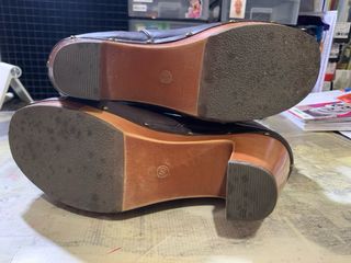 Botas símil piel marrones talla 40