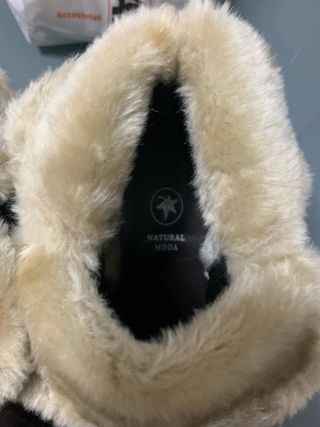 Botas símil piel marrones talla 40