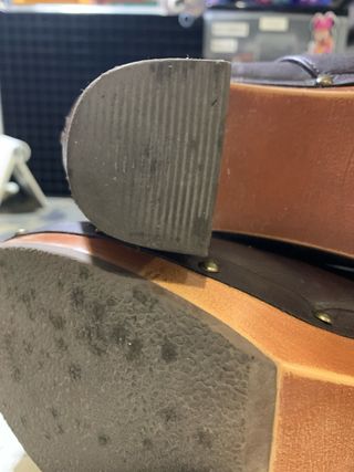 Botas símil piel marrones talla 40