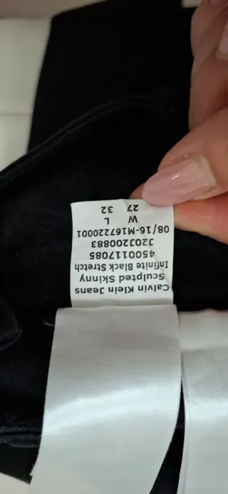 Pantaloni Calvin Klein Donna Neri