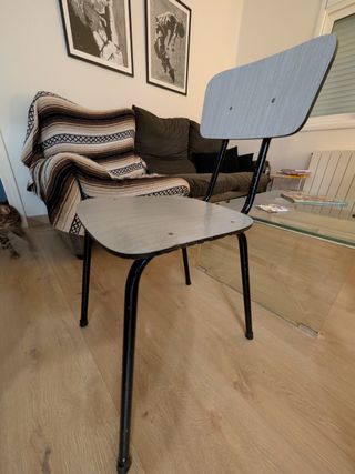 Sillas vintage formica y metal (Set de 3)