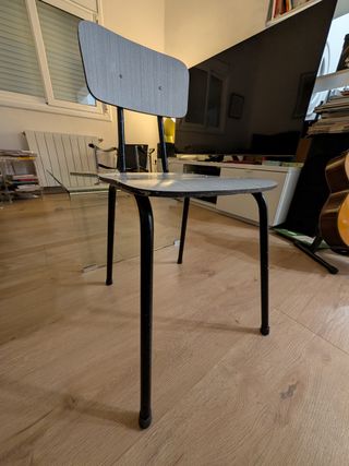 Sillas vintage formica y metal (Set de 3)