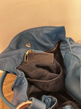 Bolso Loewe Flamenco Azul