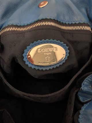 Bolso Loewe Flamenco Azul