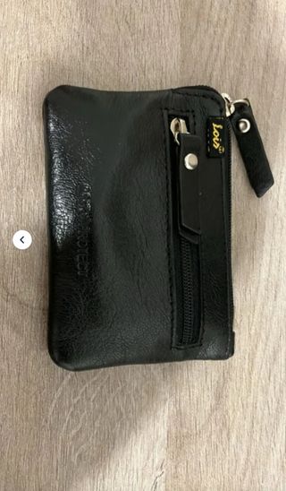 Monedero Lois Piel Vacuno Negro Original