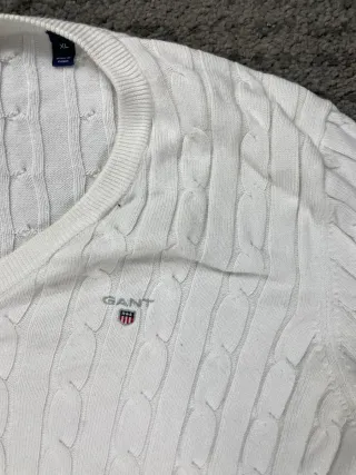 ¡¡OFERTA!! Talla XL Jersey Gant Blanco Nudos