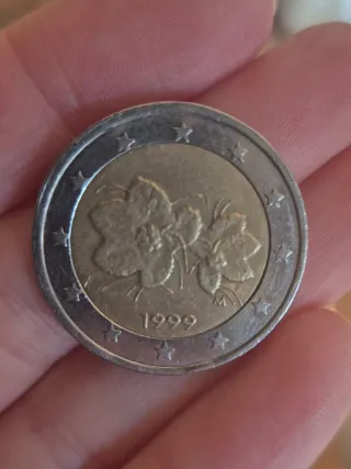 Moneda 2 euros Finlandia 1999