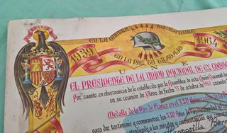 Medalla Paz Franco XXV Aniversario Victoria