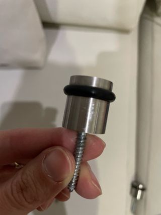 Topes de puerta acero inoxidable (3 unidades)