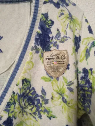 Cárdigan Sacarva Jeans Company floral