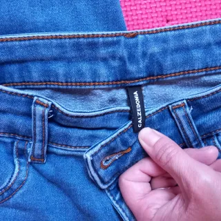 Pantalón tejano mujer azul