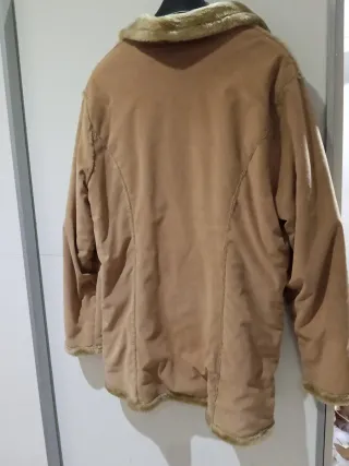 Montgomery donna beige con pelliccia