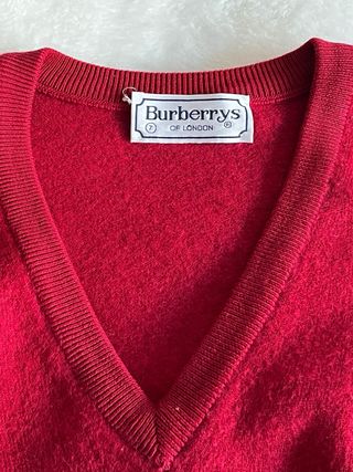 Jersey Burberrys Mujer Rojo