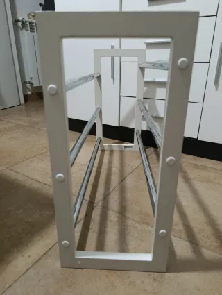 Zapatero extensible metal y madera