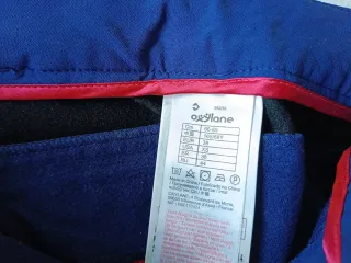 Conjunto senderismo azul y rojo