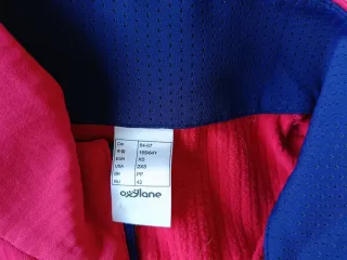 Conjunto senderismo azul y rojo