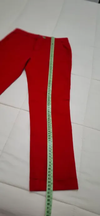 Pantaloni Benetton Rossi Donna