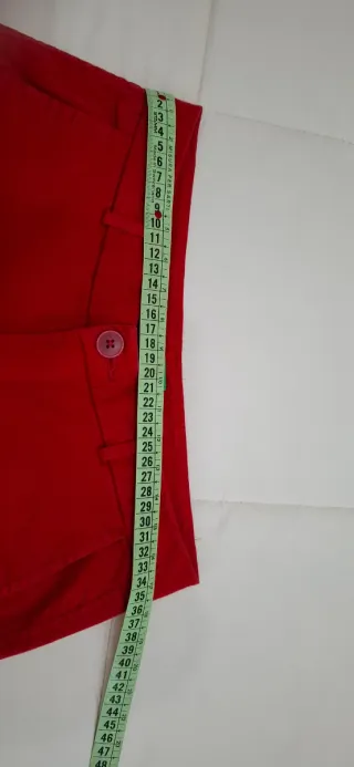 Pantaloni Benetton Rossi Donna