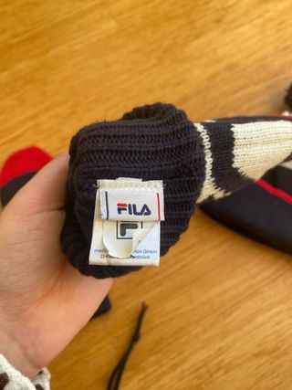 Berretto e guanti Fila