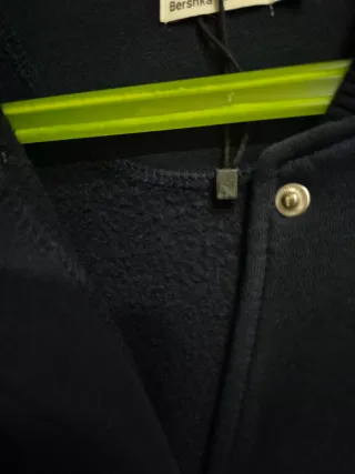 Chaqueta Bomber Vintage Bershka Azul