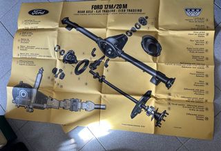 Poster Ford 17M/20M Eixo Traseiro