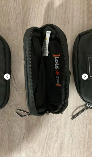 Monederos Lois Tela Negros (3uds) ORIGINALES