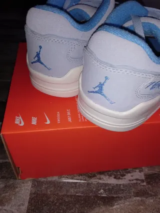 Scarpe Jordan Flight Court Blu e Bianche