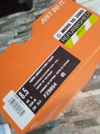 Scarpe Jordan Flight Court Blu e Bianche