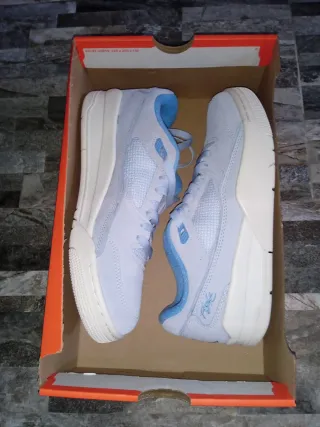 Scarpe Jordan Flight Court Blu e Bianche