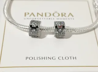 Charms Separadores Clips Mickey y Minnie Disney