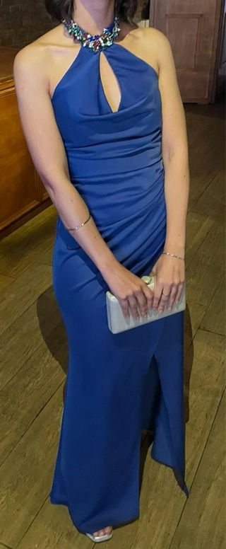 Vestido de fiesta azul