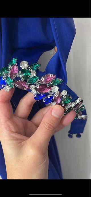 Vestido de fiesta azul