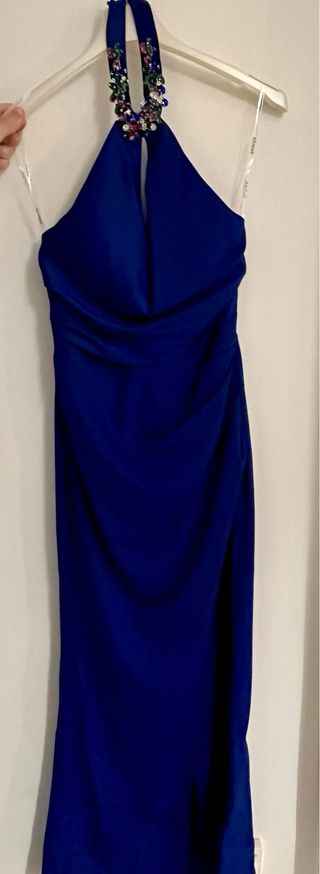Vestido de fiesta azul