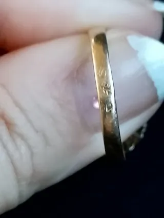 Anillo antiguo oro y diamantes S.XIX