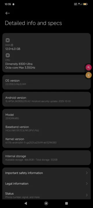 POCO X6 PRO 5G 12+6 RAM 512 3,3 Ghz ultra