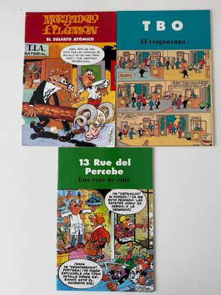 Cómics o tebeos españoles