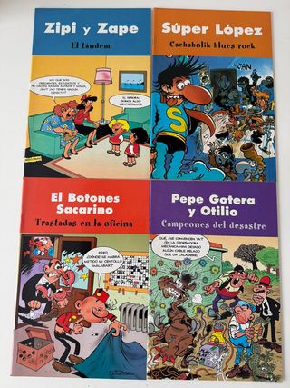 Cómics o tebeos españoles