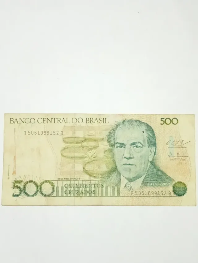 Billete 500 Quinientos Cruzados Colección
