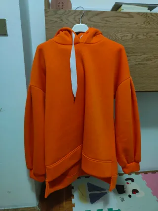 Felpa arancione donna taglia unica