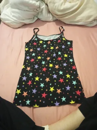 Pijama tirantes estrellas multicolor