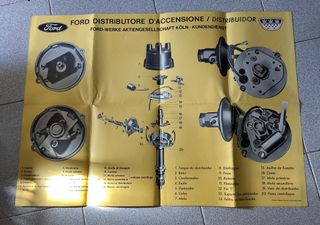 Poster Ford Distribuidor Ignição Peças