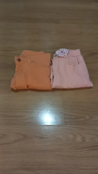 2 calças ganga criança