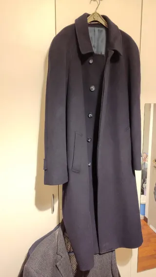Cappotto lungo nero taglia 52.