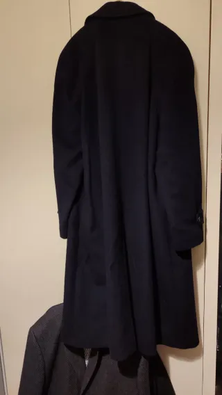 Cappotto lungo nero taglia 52.