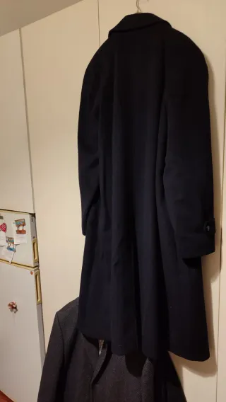 Cappotto lungo nero taglia 52.